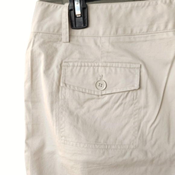 Talbots shorts mid rise with sash belt 4 flapped pockets size 14 - Picture 8 of 13